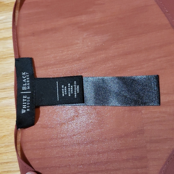 WHBM Convertible Layered Blouse Camisole in Cinnamon / Tank / Shell; Size XXS - Picture 8 of 16